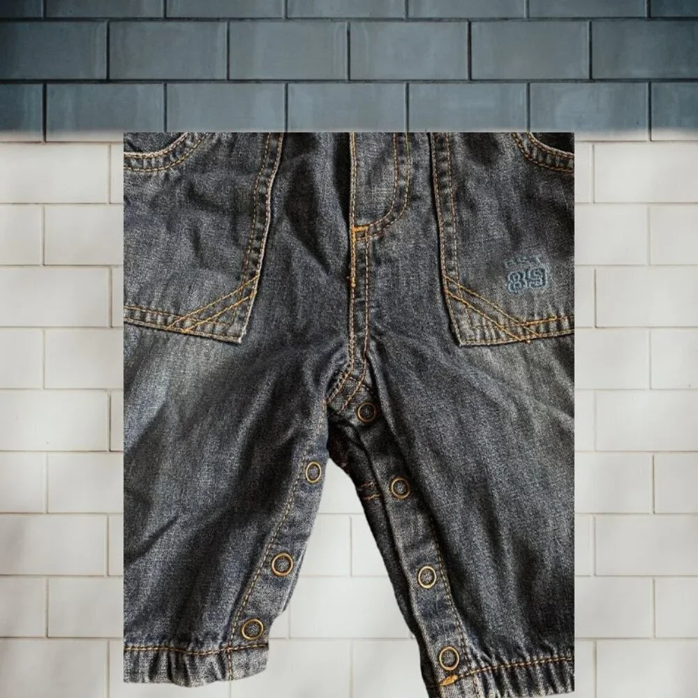 The Children's Place Distressed Jean Overalls